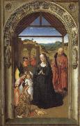 Dieric Bouts The Annunciation,The Visitation,THe Adoration of theAngels,The Adoration of the Magi Germany oil painting artist